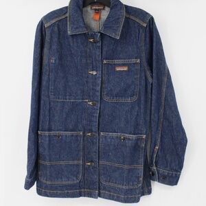 Patagonia Jacket Women's XL Denim Long Jacket